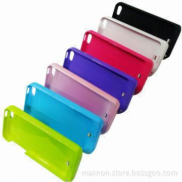 2200mAh power bank case for iPhone 5S, with kick stand, practical and convenient
